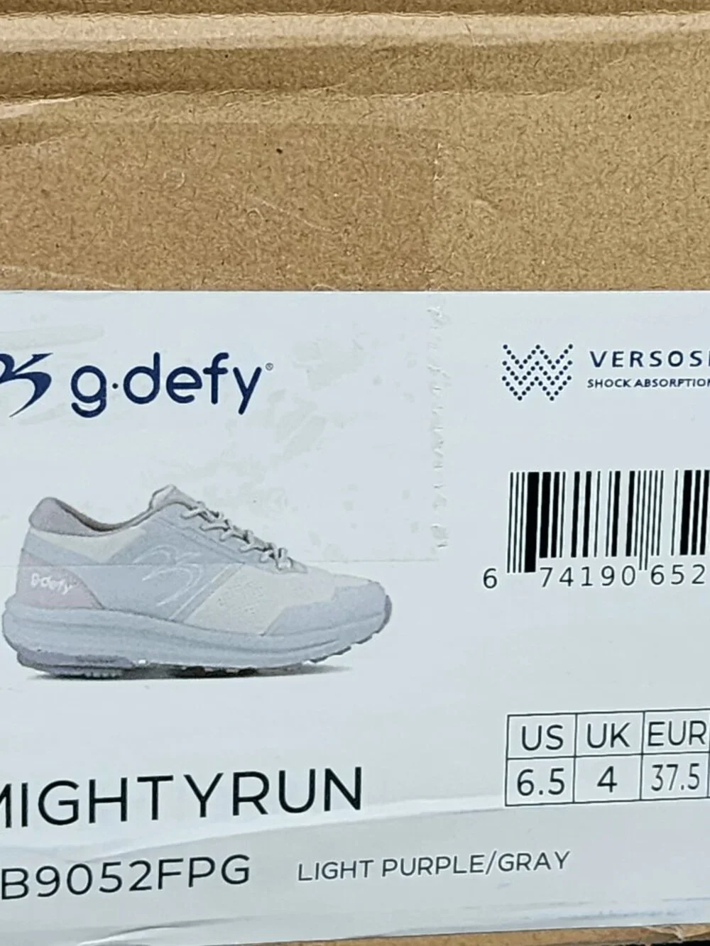 Gravity Defyer G-defy Women's Light Purple Gray MightyRun Slip-On Comfort Shoes